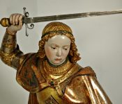 San Miguel Arcángel. Anónimo flamenco, hacia 1500